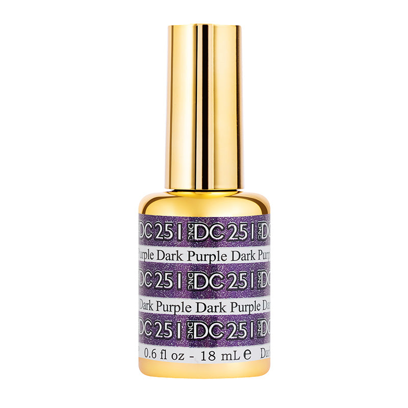 DND DC Mermaid Glitter Gel #251 - Dark Purple