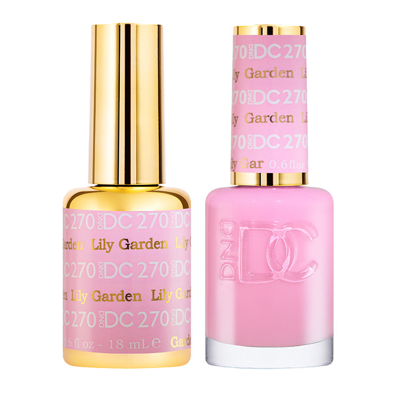 DND DC Matching Gel Polish Duo #270 - Lily Garden