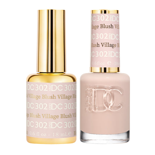 DND DC Matching Gel Polish Duo #302 - Blush Village