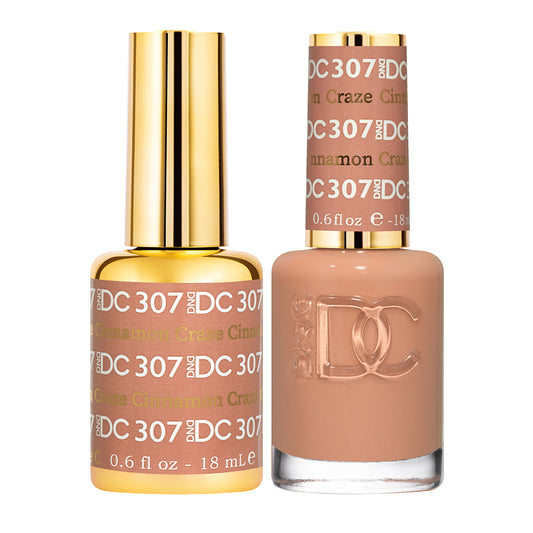 DND DC Matching Gel Polish Duo #307 - Cinnamon Craze