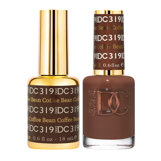 DND DC Matching Gel Polish Duo #319 - Coffee Bean