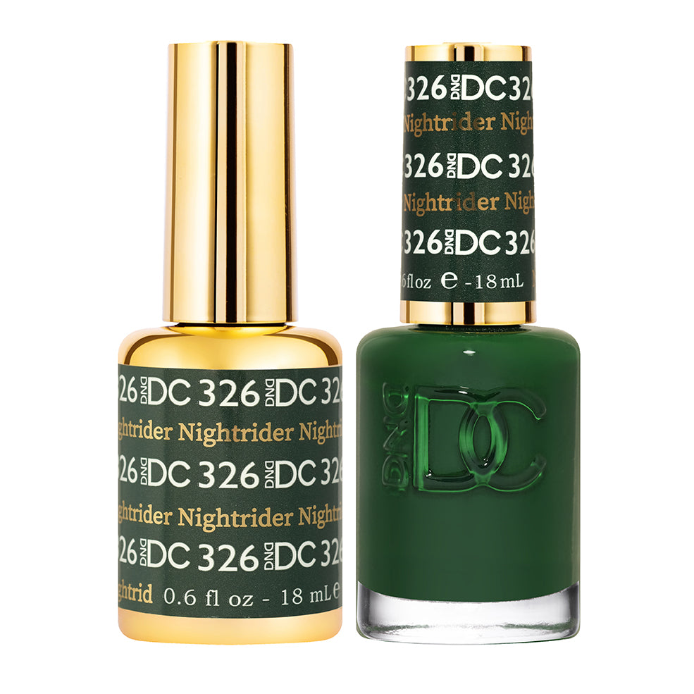 DND DC Matching Gel Polish Duo #326 - Nightrider