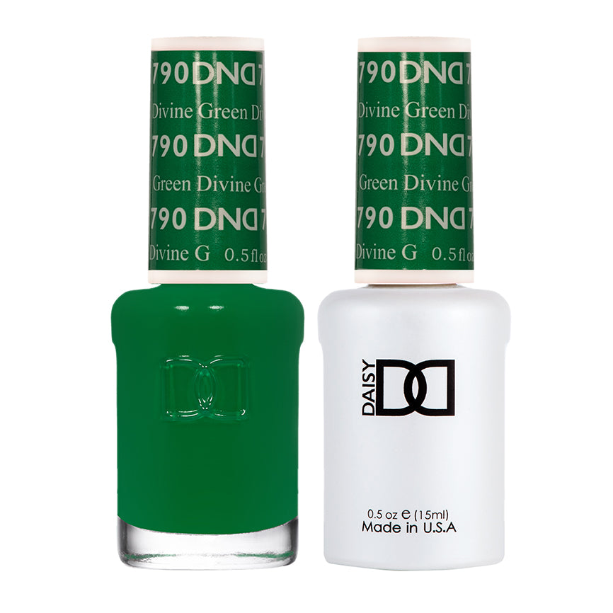 DND Duo Gel & Lacquer #790 - Divine Green