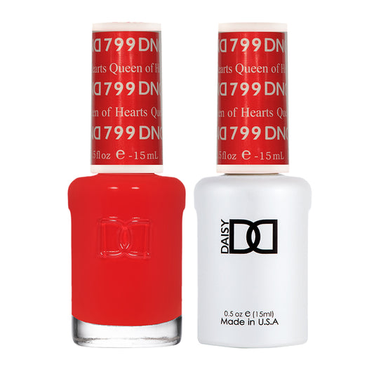 DND Duo Gel & Lacquer #799 - Queen of Hearts