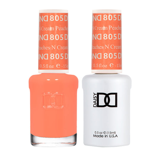 DND Duo Gel & Lacquer #805 - Peaches n Cream