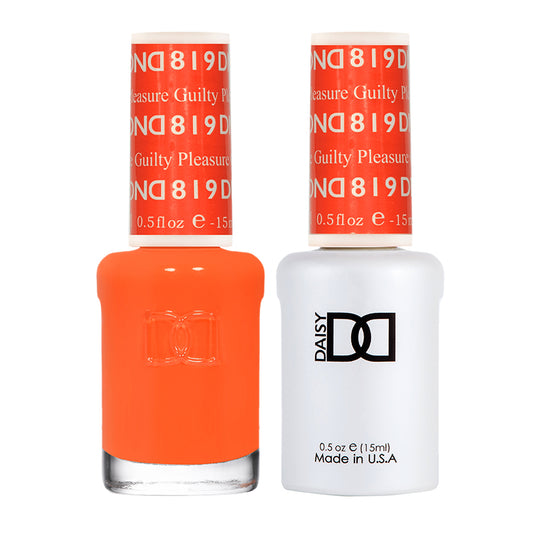 DND Duo Gel & Lacquer #819 - Guilty Pleasure