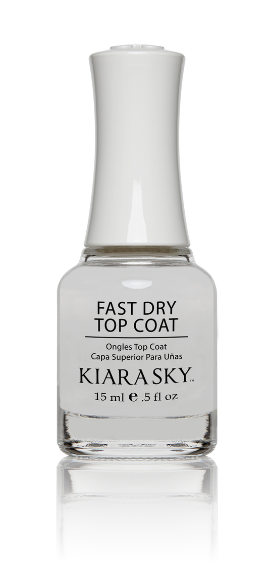 Kiara Sky Nail Lacquer Top Coat Fast Dry