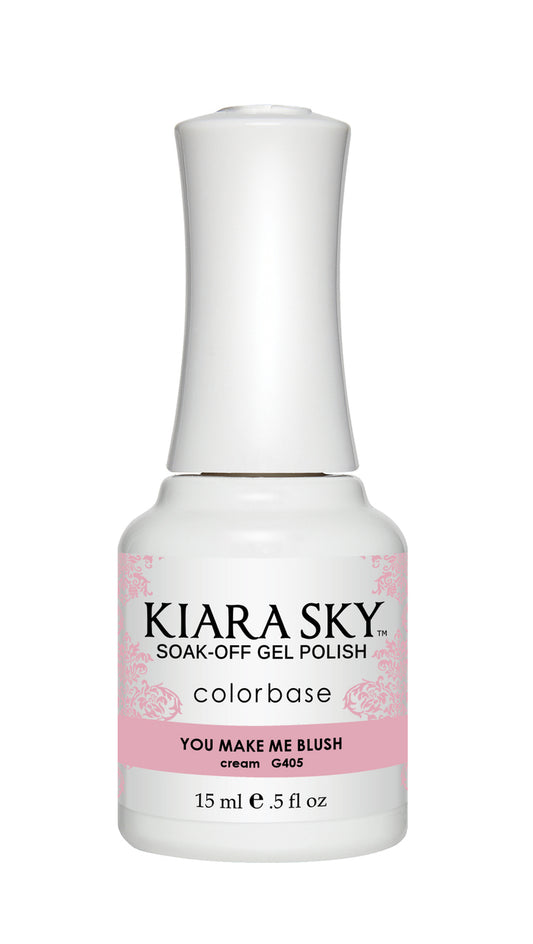 KIARA SKY GEL POLISH - G405 YOU MAKE ME BLUSH