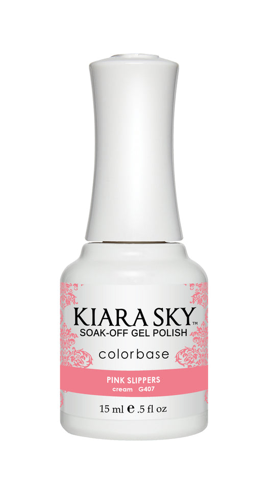 KIARA SKY GEL POLISH - G407 PINK SLIPPERS