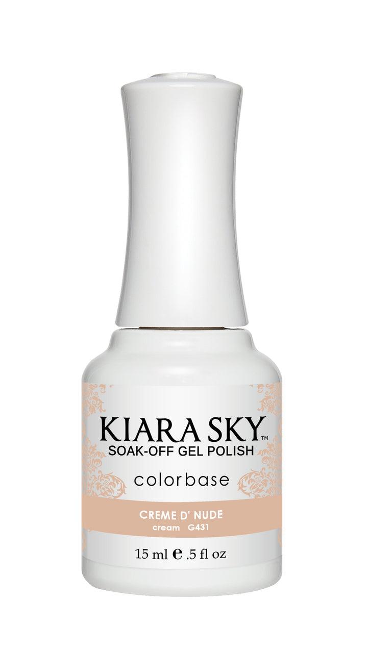 KIARA SKY GEL POLISH - G431 CR?ME D' NUDE