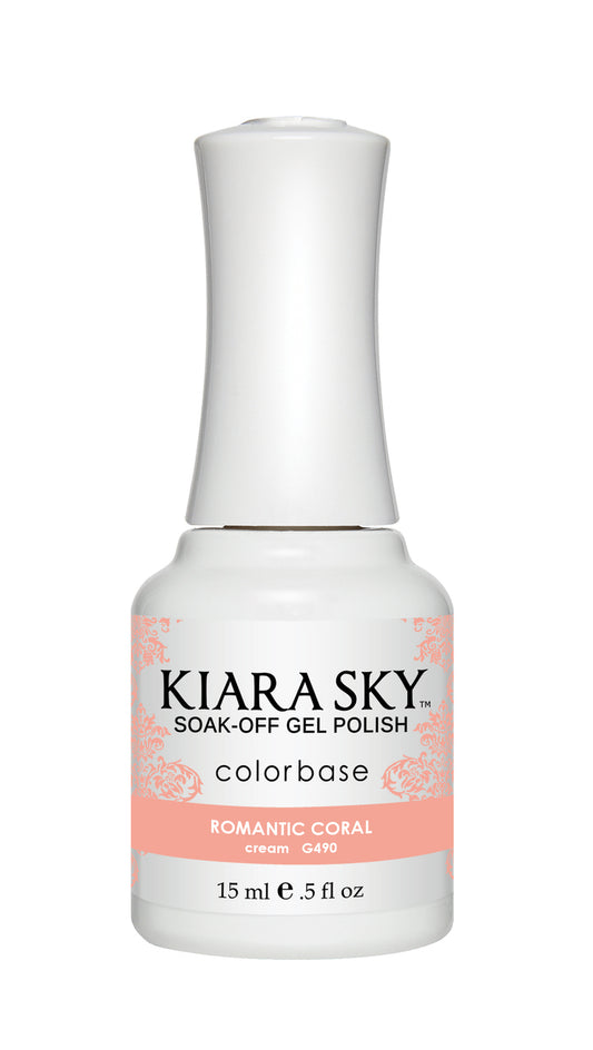 KIARA SKY GEL POLISH - G490 ROMANTIC CORAL