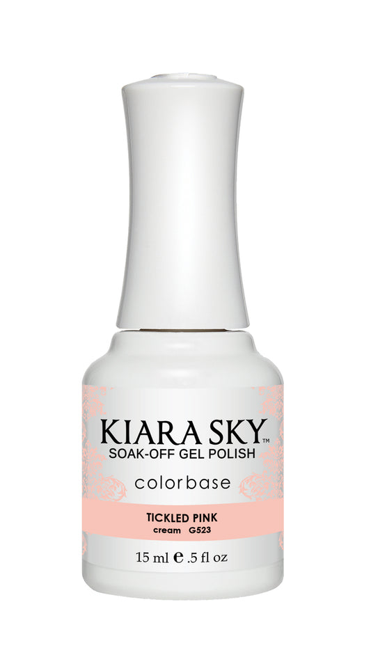 KIARA SKY GEL POLISH - G523 TICJKLED PINK