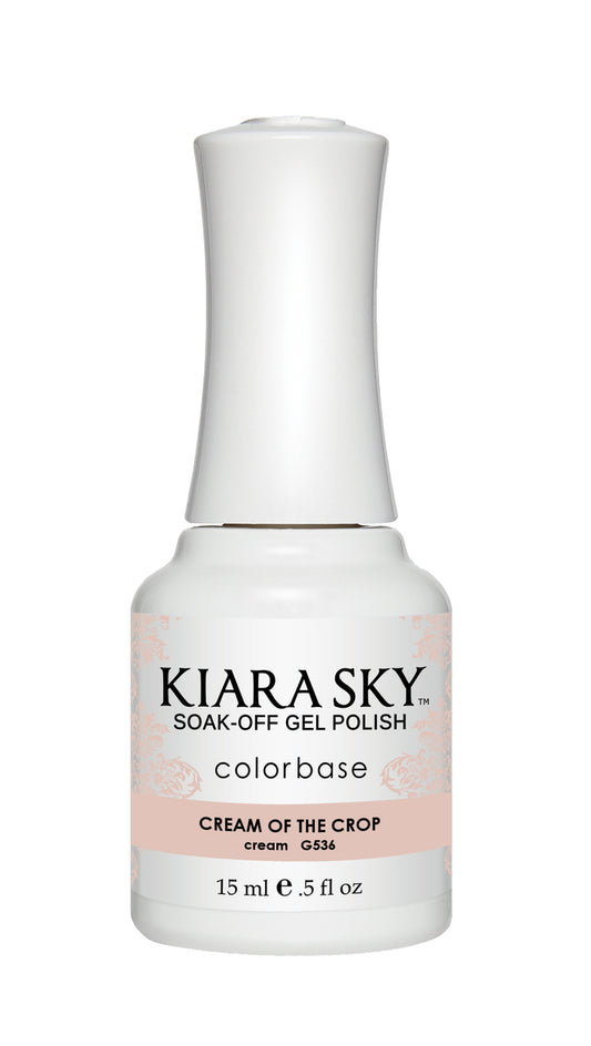 KIARA SKY GEL POLISH - G536 CREAM OF THE CROP