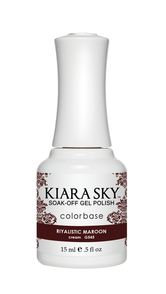 KIARA SKY GEL POLISH - G545 RIYALISTIC MAROON