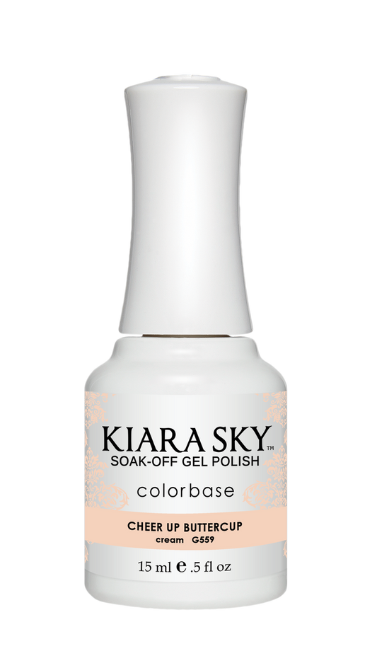 KIARA SKY GEL POLISH - G559 CHEERY UP BUTTERCUP