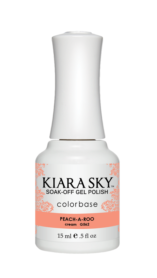 KIARA SKY GEL POLISH - G562 PEACH-A-ROO