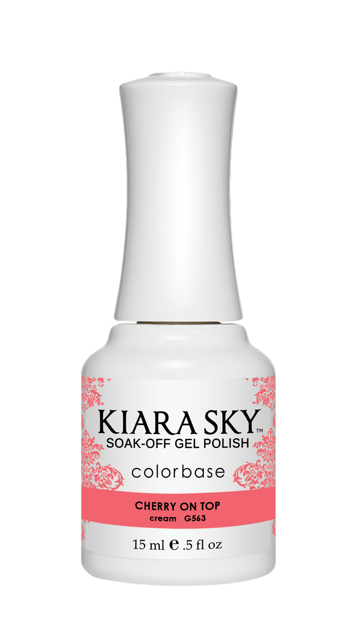 KIARA SKY GEL POLISH - G563 CHERRY ON TOP