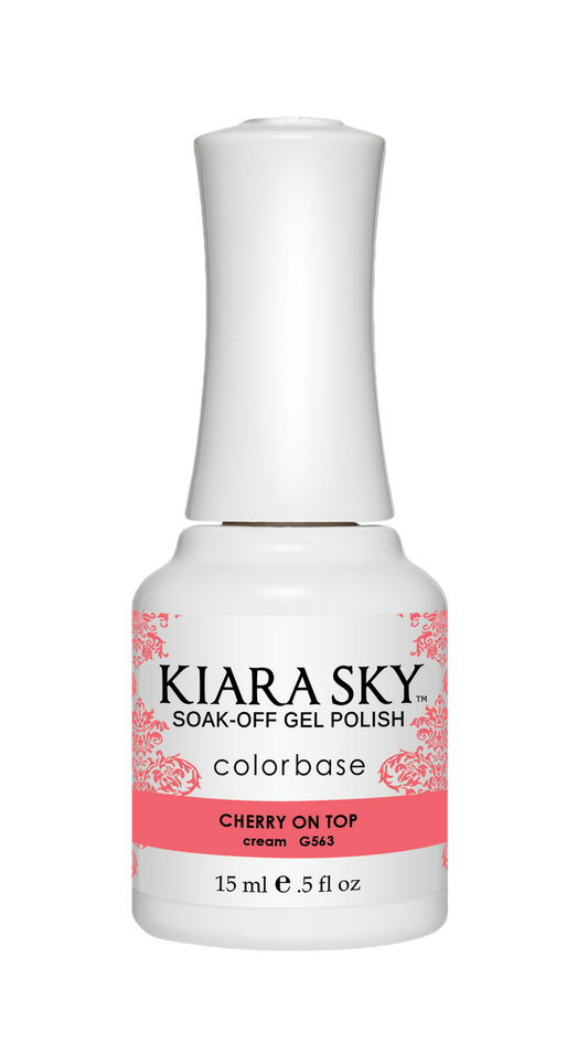 KIARA SKY GEL POLISH - G563 CHERRY ON TOP