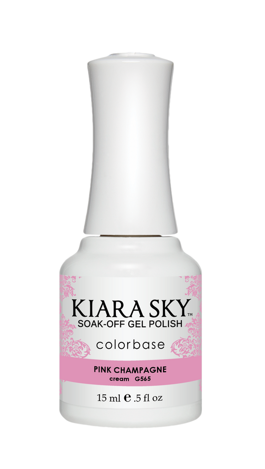 KIARA SKY GEL POLISH - G565 PINK CHAMPAGNE