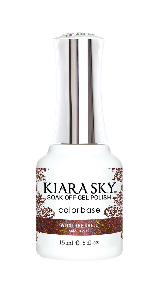 KIARA SKY HOLO MERMAID COLLECTION 2017 - GEL POLISH - G910 WHAT THE SHELL