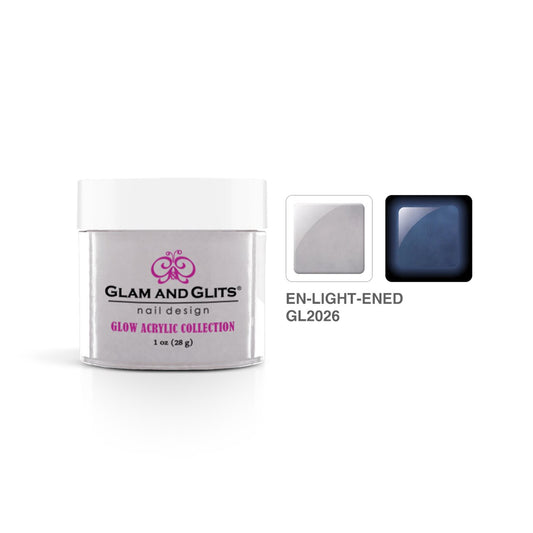 Glam and Glits Acrylic Powder Glow Collection #2026 En-Light-Ened