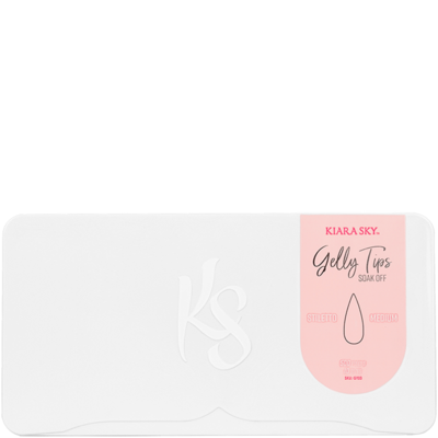 Kiara Sky Gelly Tips Box - Medium Stiletto (500pcs)