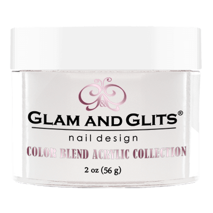 Glam and Glits Acrylic Powder Color Blend Collection #3001 Milk-White