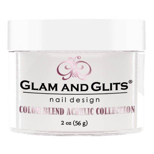 Glam and Glits Acrylic Powder Color Blend Collection #3001 Milk-White