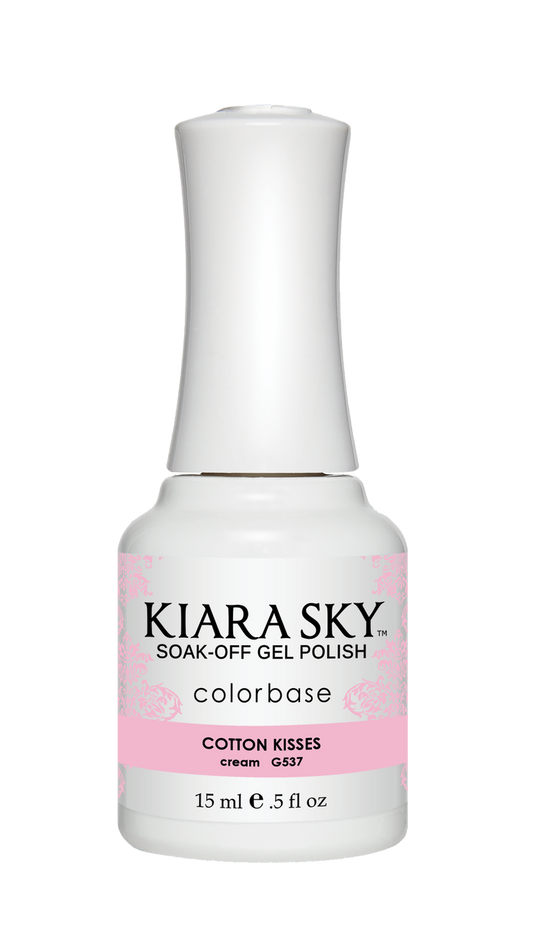 KIARA SKY GEL POLISH - G537 COTTON KISSES