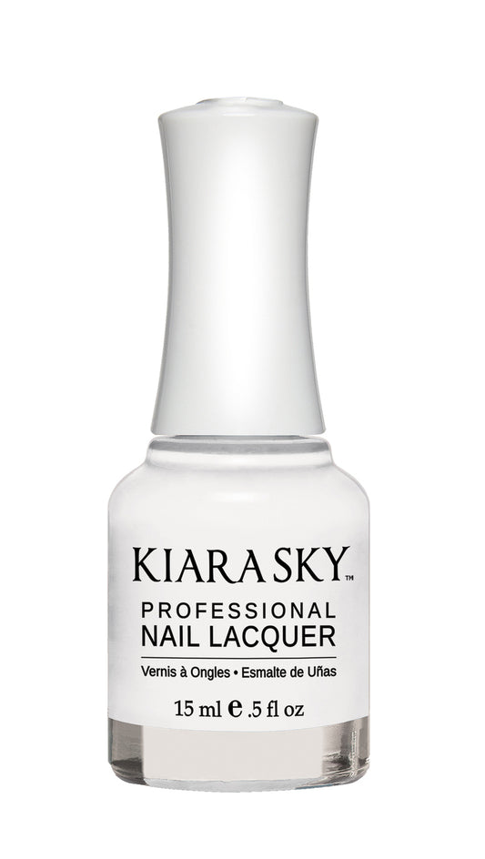 KIARA SKY NAIL LACQUER - N401 PURE WHITE