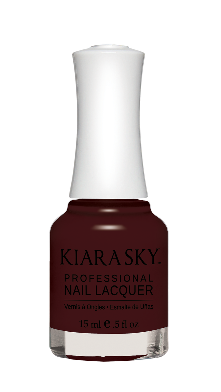 KIARA SKY NAIL LACQUER - N545 RIYALISTIC MAROON