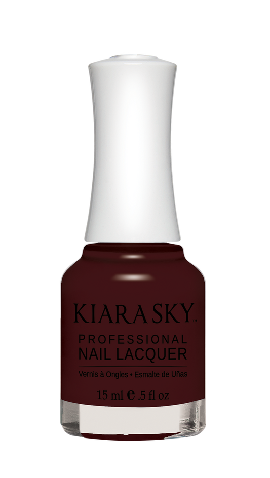 KIARA SKY NAIL LACQUER - N545 RIYALISTIC MAROON