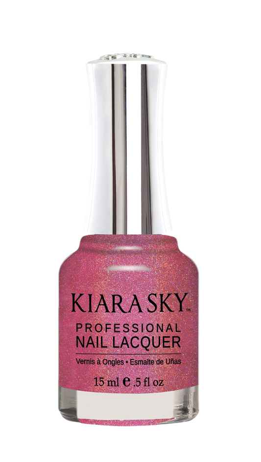 KIARA SKY HOLO MERMAID COLLECTION 2017 - NAIL LACQUER - N912 UP SCALE PINK