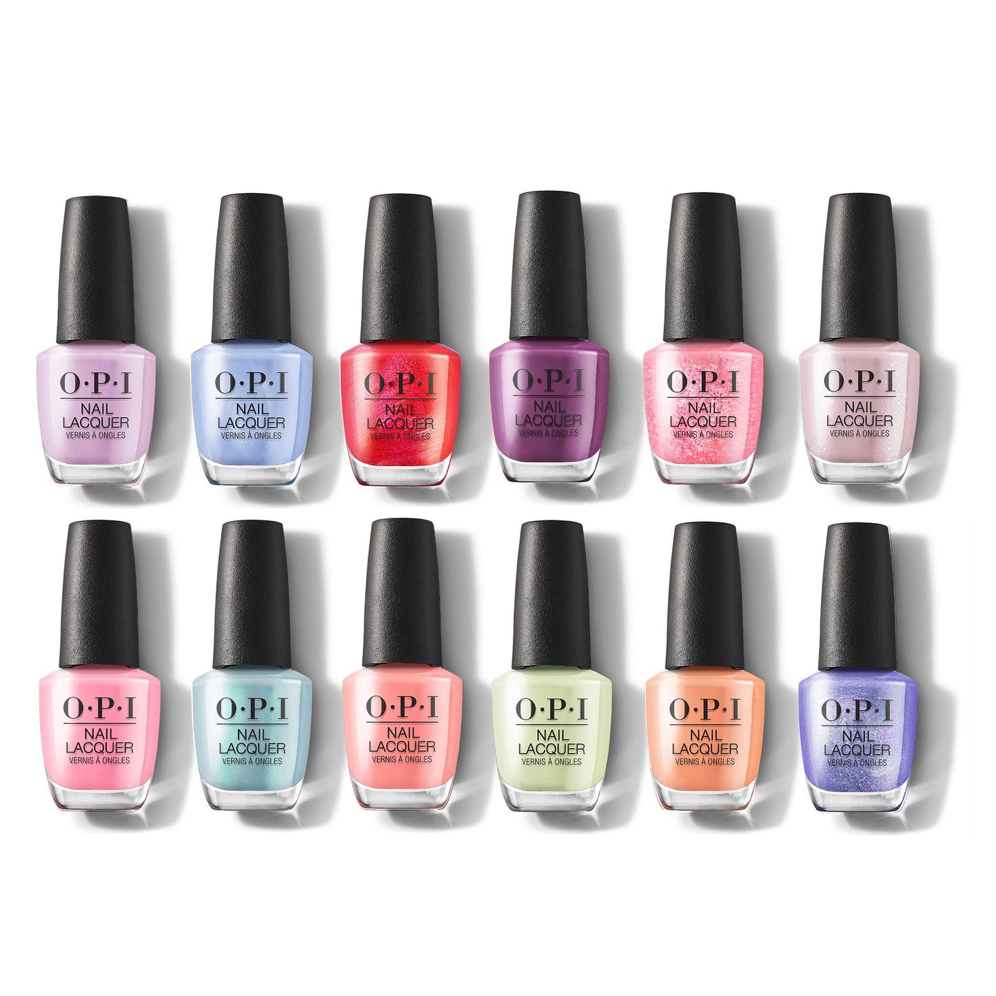 OPI XBOX Nail Lacquer Spring 2022 Collection Full Set 12pcs