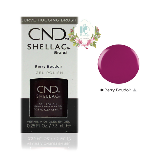 CND Shellac UV Gel Polish - Berry Boudoir (0.25 oz)