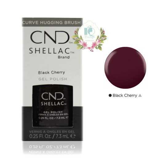 CND Shellac UV Gel Polish - Black Cherry (0.25 oz)