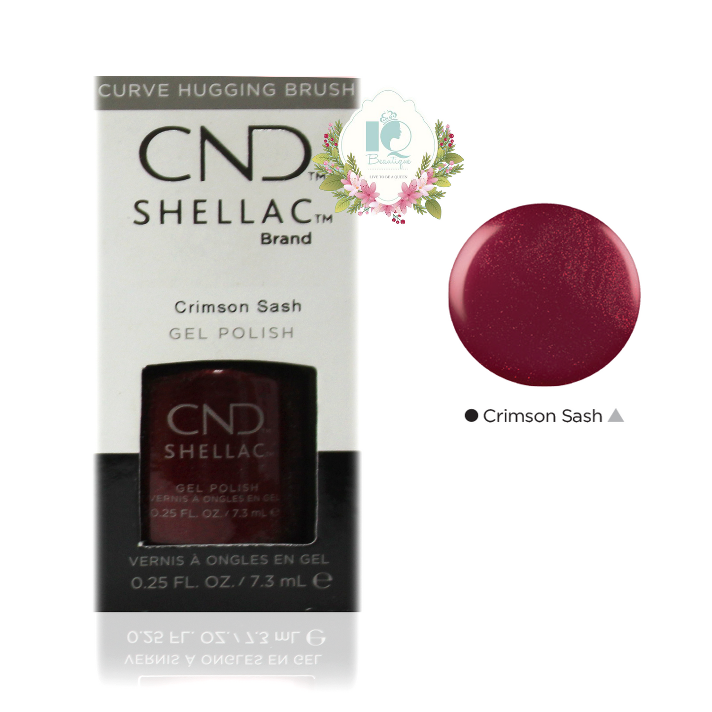 CND Shellac UV Gel Polish - Crimson Sash (0.25 oz)