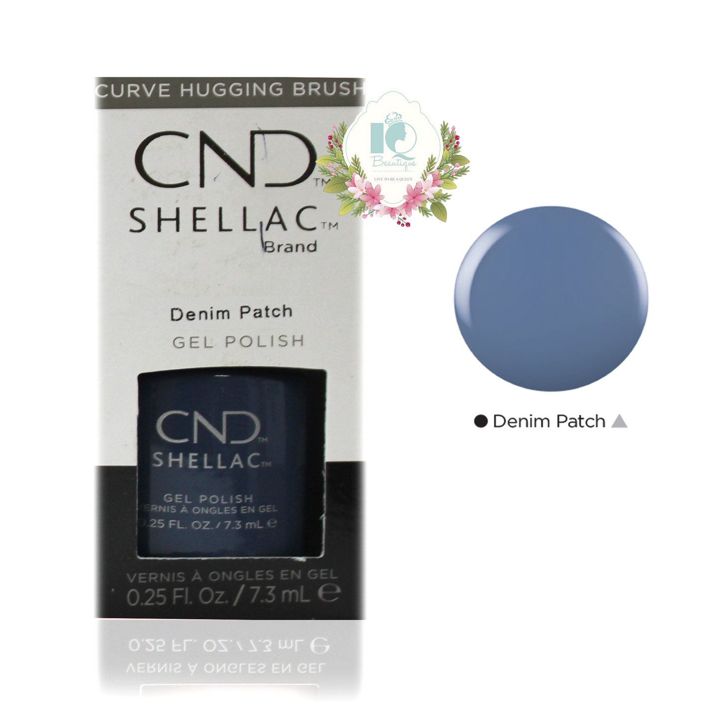CND Shellac UV Gel Polish - Denim Patch (0.25 oz)