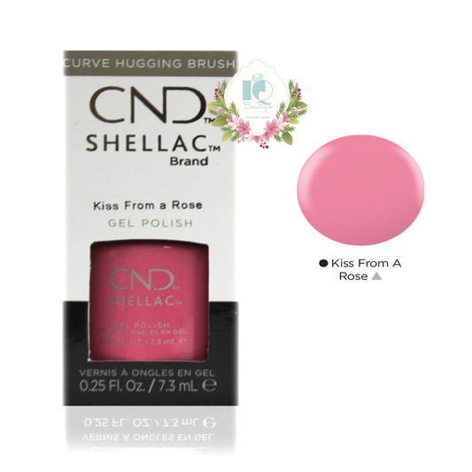 CND Shellac UV Gel Polish - Kiss From a Rose (0.25 oz)