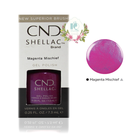 CND Shellac UV Gel Polish - Magenta Mischief (0.25 oz)