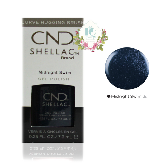 CND Shellac UV Gel Polish - Midnight Swim (0.25 oz)