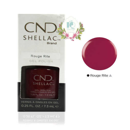 CND Shellac UV Gel Polish - Rouge Rite (0.25 oz)