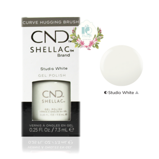 CND Shellac UV Gel Polish - Studio White (0.25 oz)