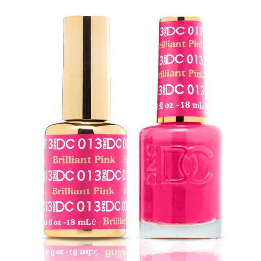 DND DC Matching Gel Polish Duo #013 - Brilliant Pink