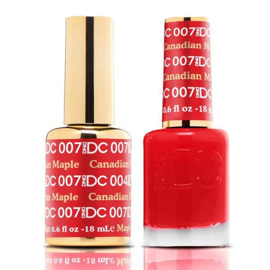 DND DC Matching Gel Polish Duo #007 - Canadian Maple