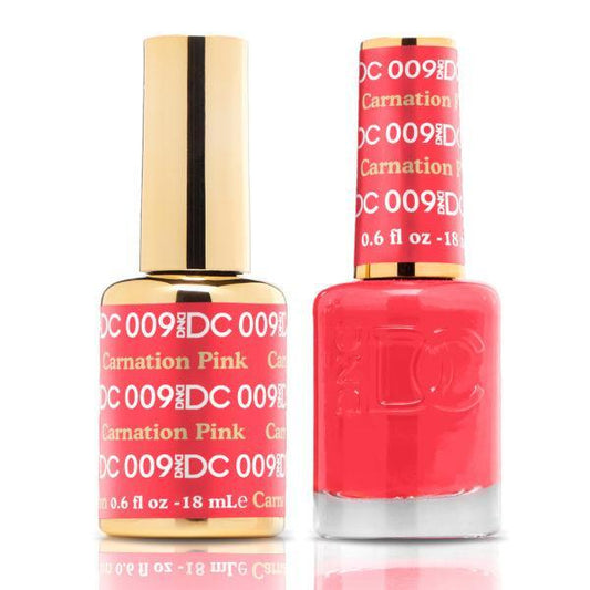 DND DC Matching Gel Polish Duo #009 - Carnation Pink