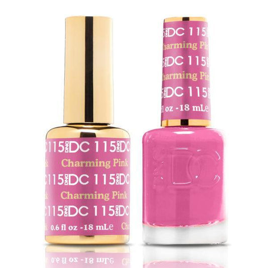 DND DC Matching Gel Polish Duo #115 - Charming Pink