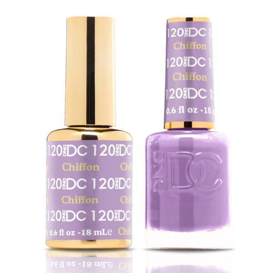 DND DC Matching Gel Polish Duo #120 - Chiffon