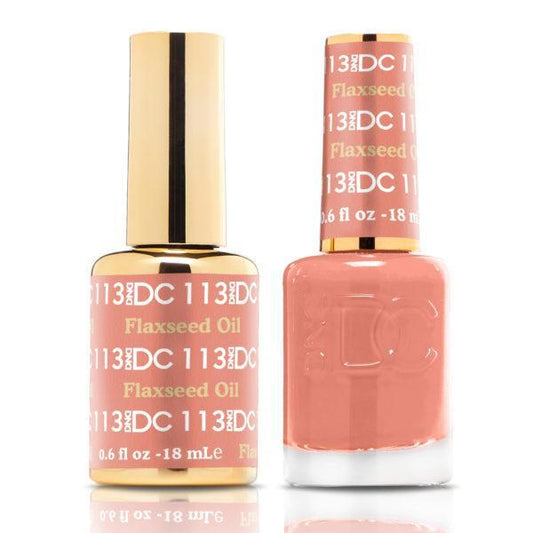 DND DC Matching Gel Polish Duo #113 - Flaxseed Oil