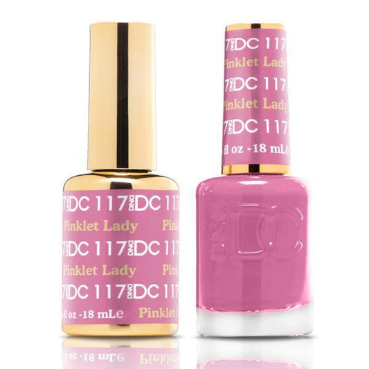 DND DC Matching Gel Polish Duo #117 - Pinklet Lady